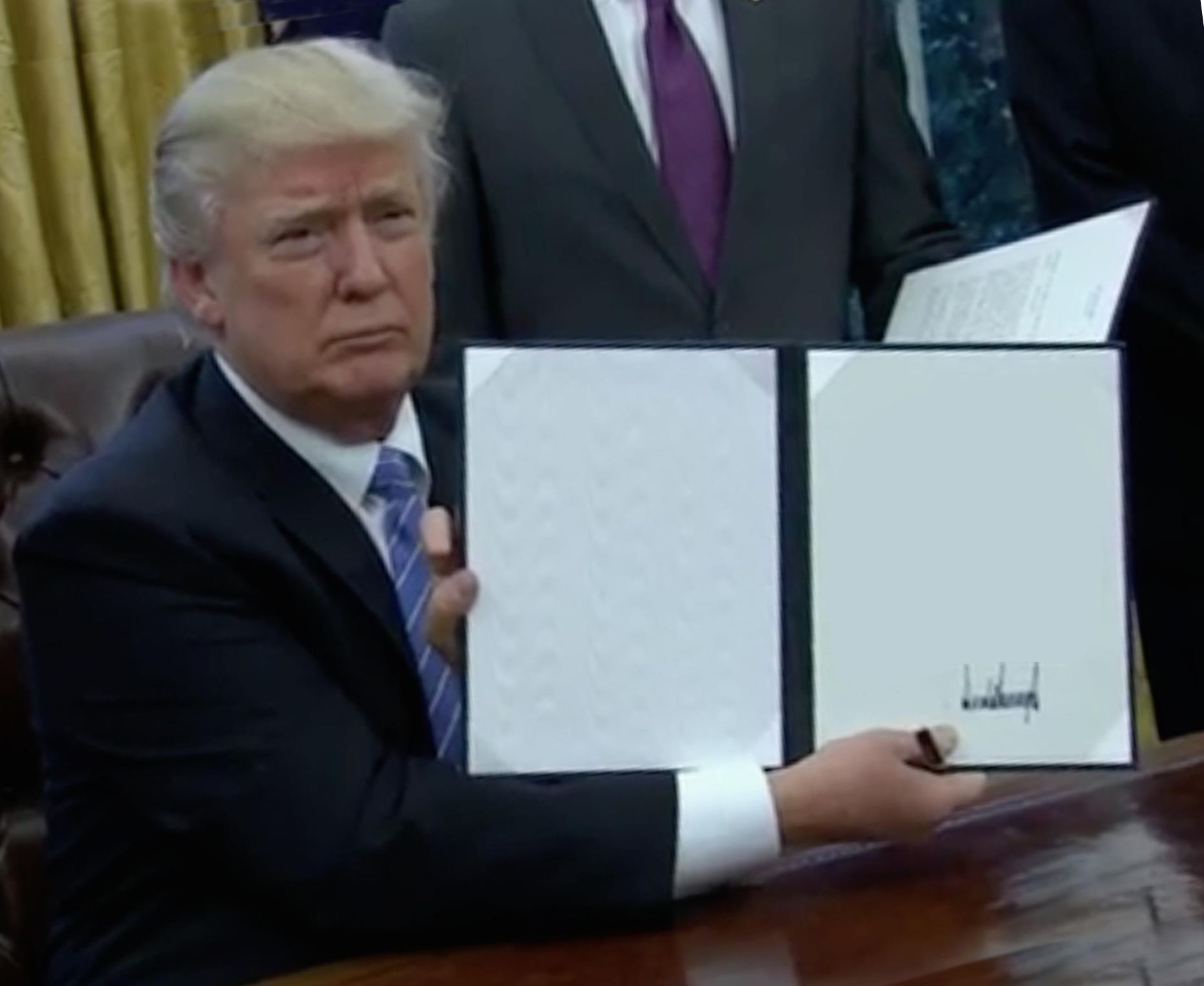 Trump Bill Signing Meme Preview Image