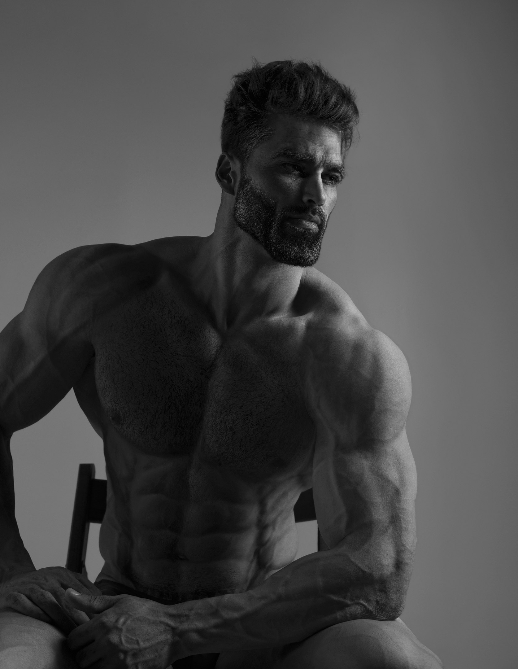 Giga Chad Meme Template