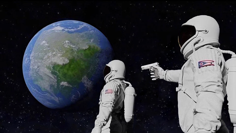 astronaut meme always has been template Meme Template