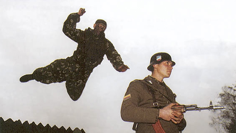 Soldier jump spetznaz Meme Preview Image