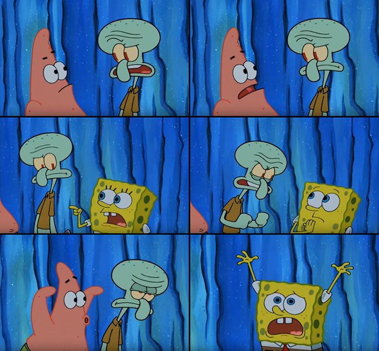 Stop it, Patrick! You're Scaring Him! Meme Preview Image