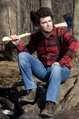 Solemn Lumberjack Meme Preview Image