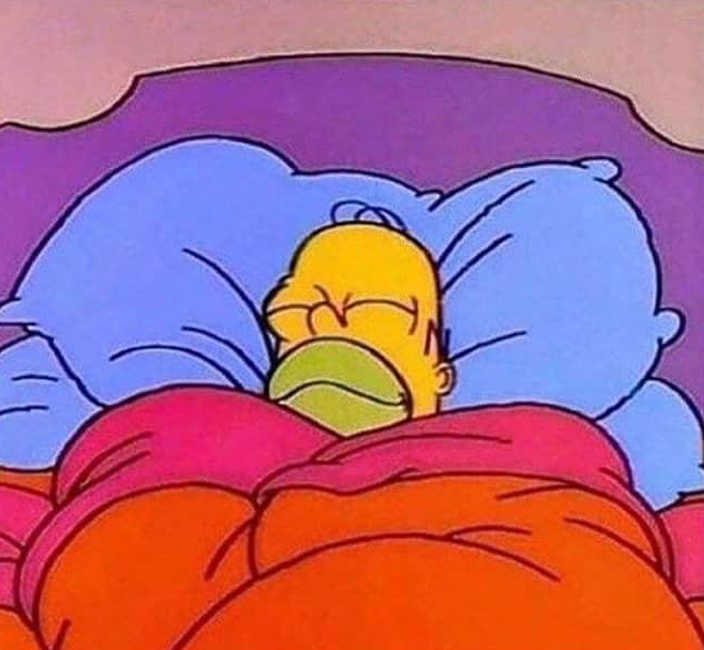 Homer Simpson sleeping peacefully Meme Preview Image