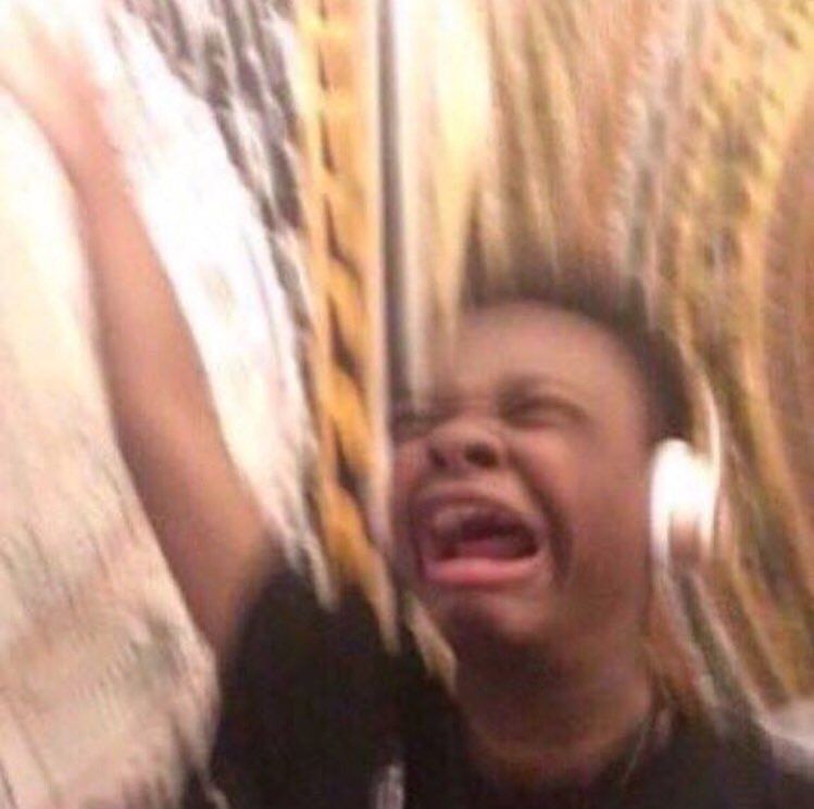 kid listening to music screaming with headset  Meme Preview Image