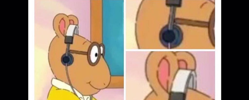Arthur head phones  Meme Preview Image