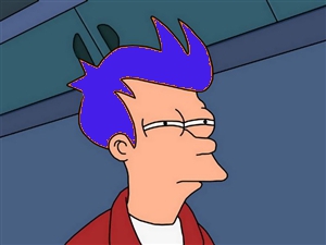 Blue Futurama Fry Meme Preview Image