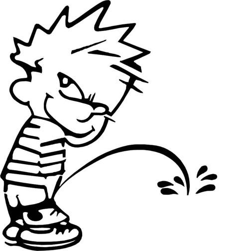 Calvin Peeing Meme Preview Image
