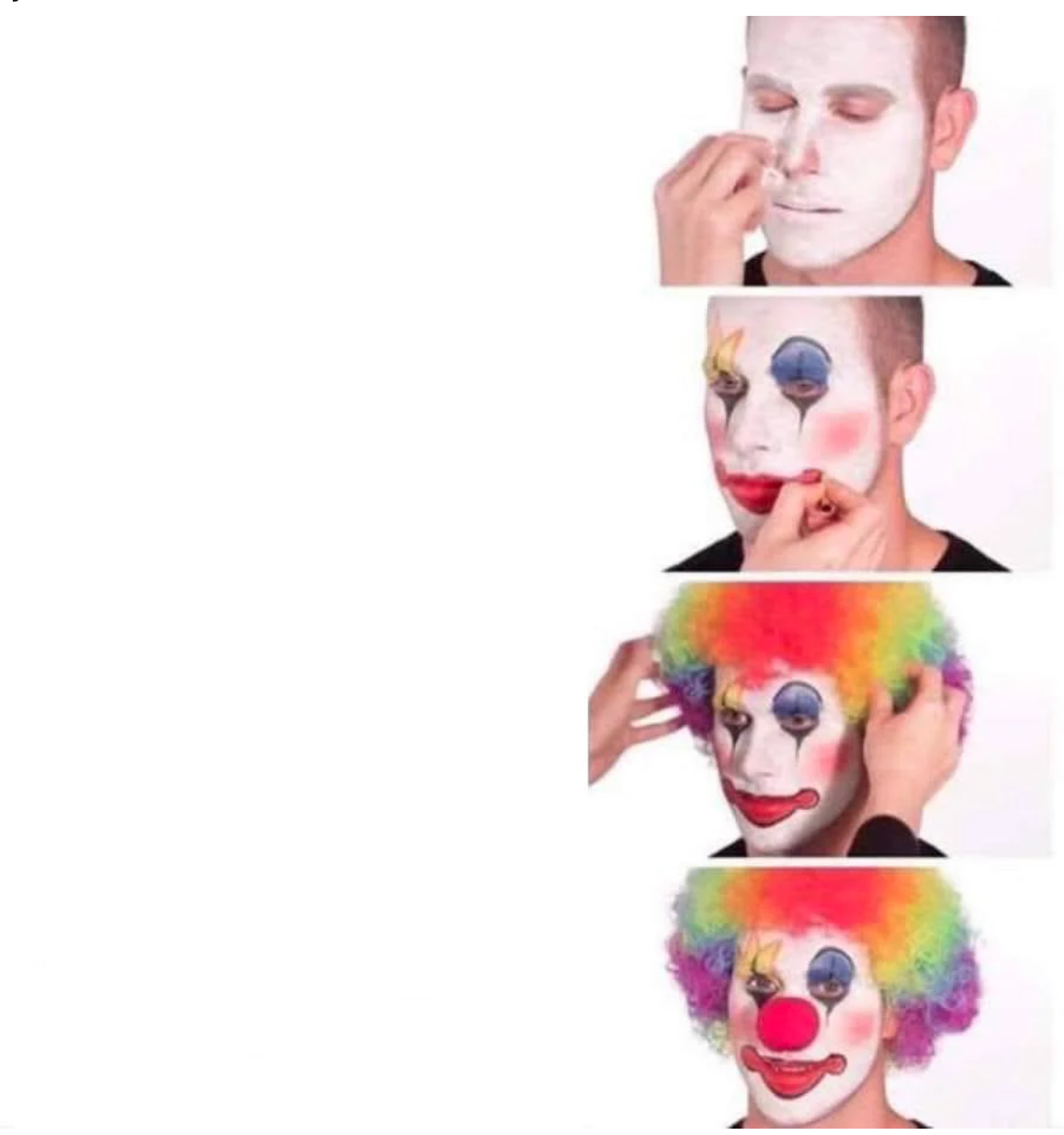 clown makeup Meme Preview Image