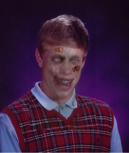 Zombie Bad Luck Brian Meme Preview Image