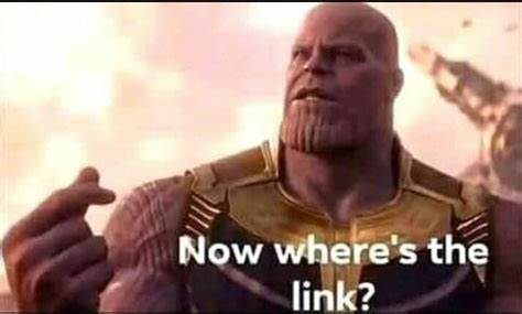 Now where's the link Meme Preview Image