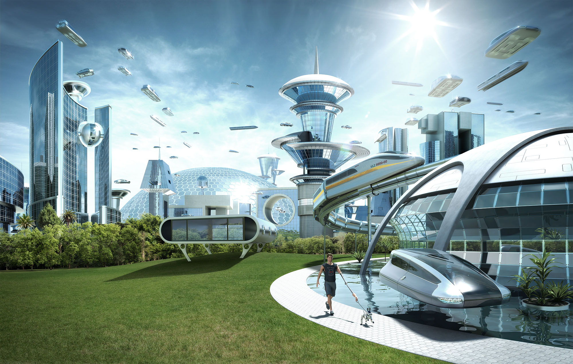 Futuristic Utopia Meme Preview Image