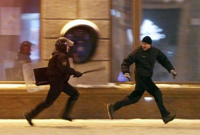 Police Chasing Guy Meme Preview Image