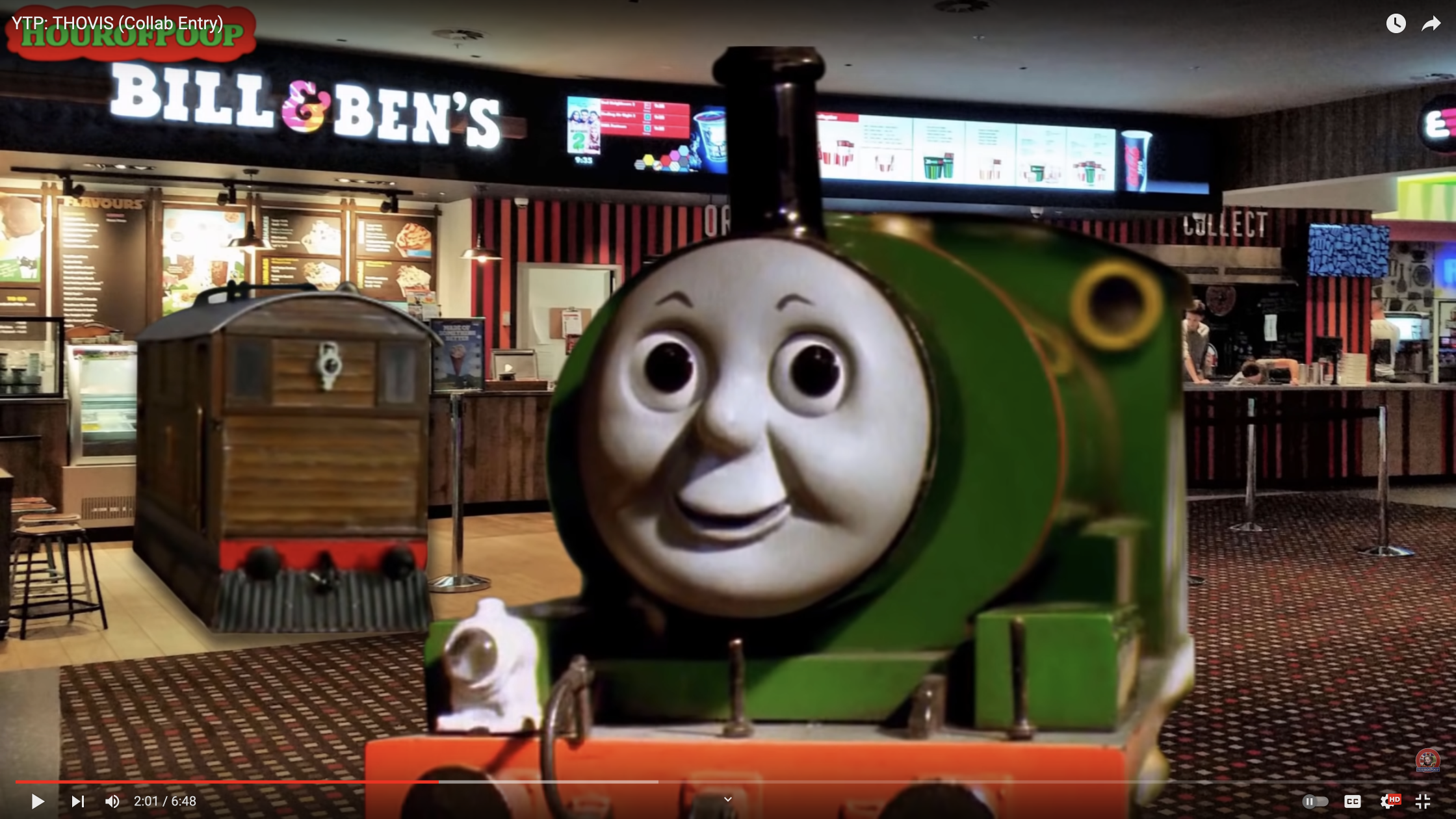percy and toby at the movies  Meme Preview Image