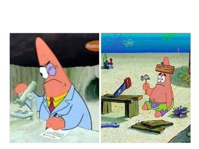 Patrick Scientist vs. Nail Meme Preview Image