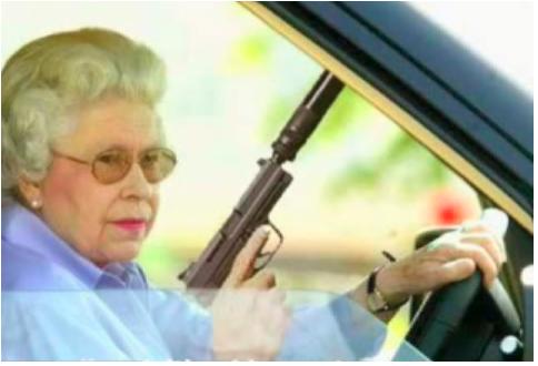 grandma gun weeb killer  Meme Preview Image