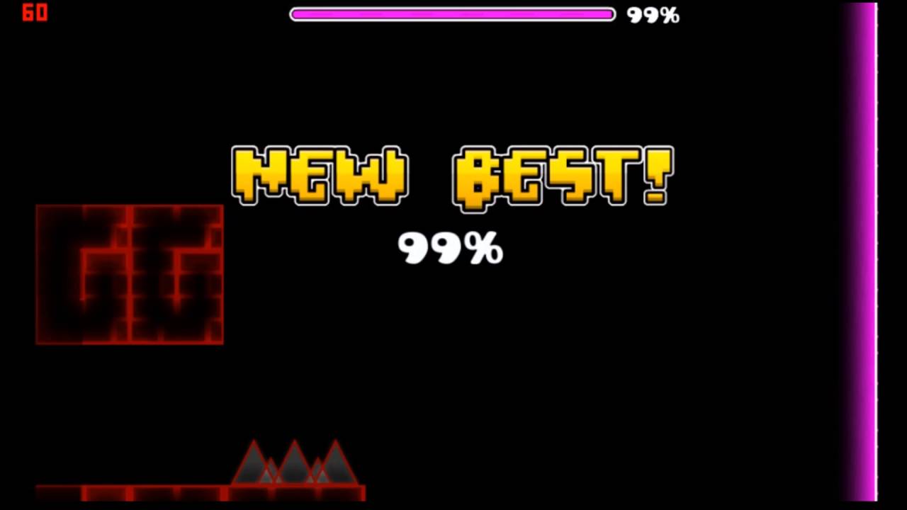 geometry dash fail 99%  Meme Preview Image