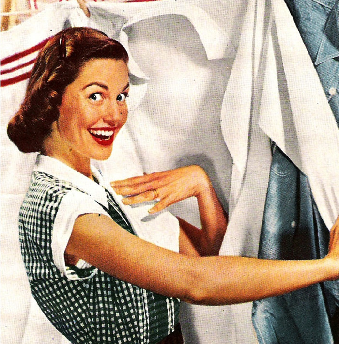 Vintage Laundry Woman  Meme Preview Image