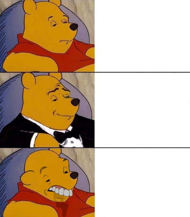 Tuxedo winnie the pooh derpy  Meme Preview Image