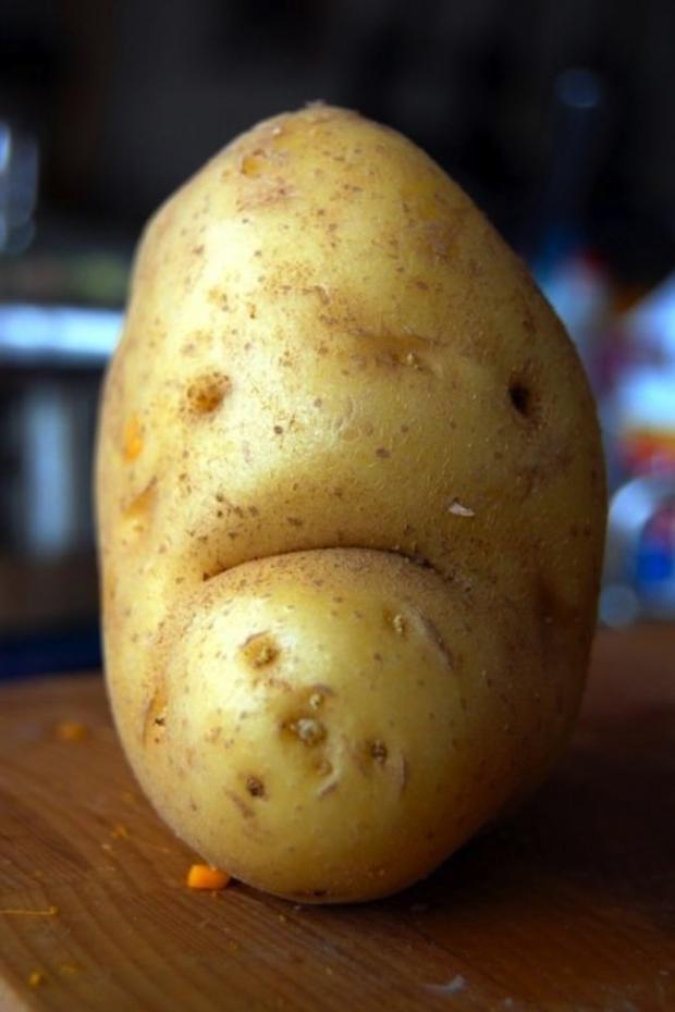 sad potato  Meme Preview Image
