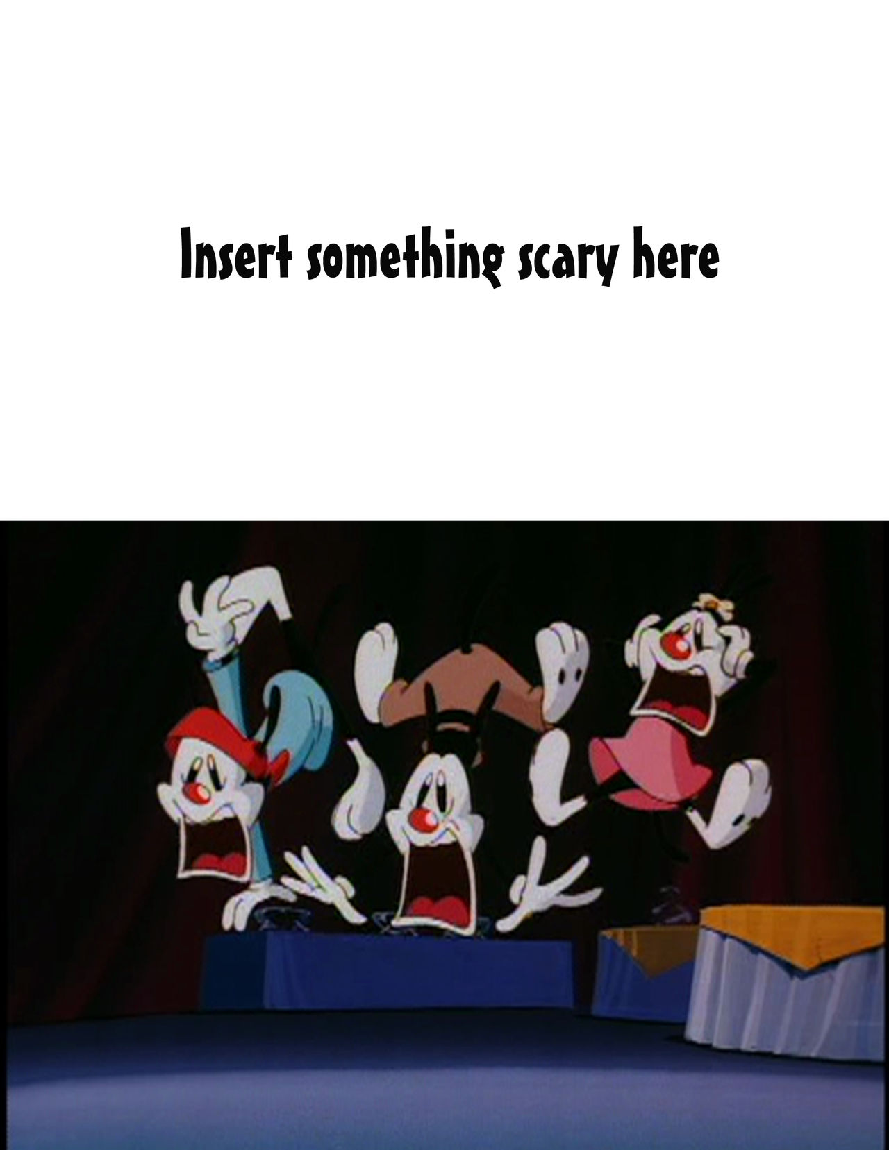 who or what scares the warners  Meme Preview Image