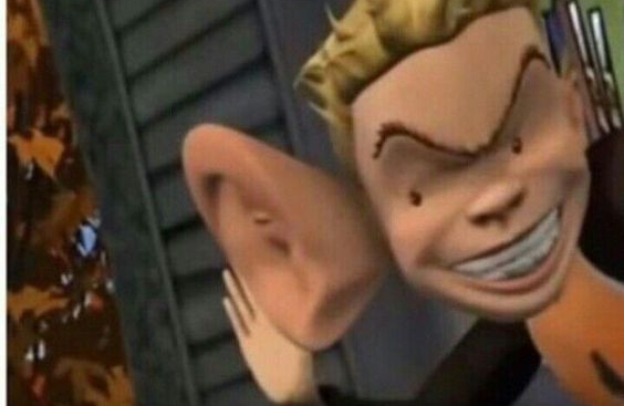 cartoon kid big ear  Meme Preview Image