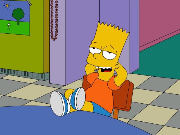 Bart Relaxing  Meme Preview Image