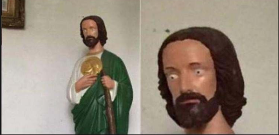 Wide eyed jesus  Meme Preview Image
