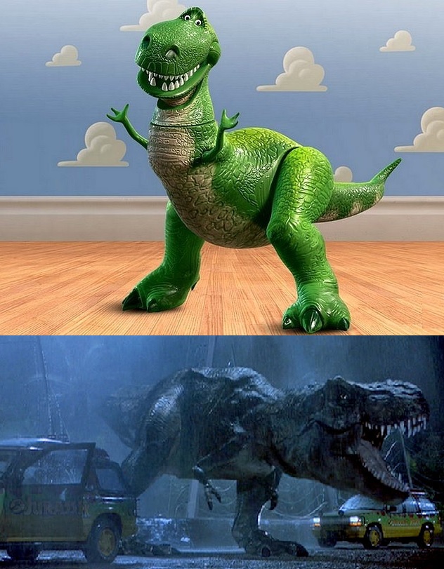 Jurassic Park Toy Story T-Rex  Meme Preview Image