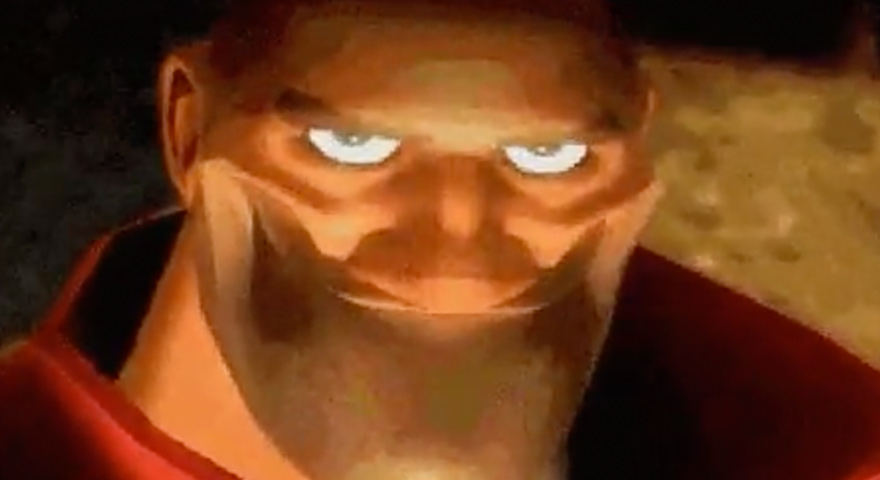 Creepy smile (heavy tf2)  Meme Preview Image