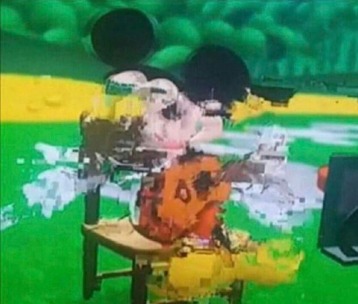 glitchy mickey  Meme Preview Image