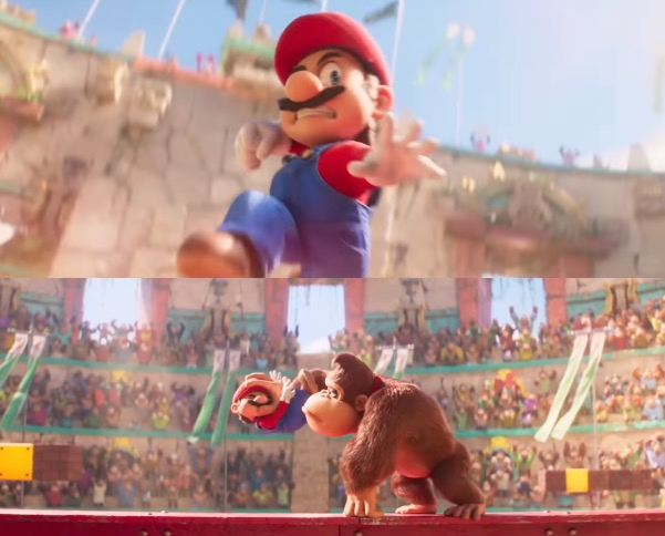 Donkey kong grabbing Mario  Meme Preview Image