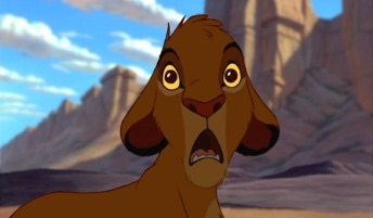 Scared Simba  Meme Preview Image