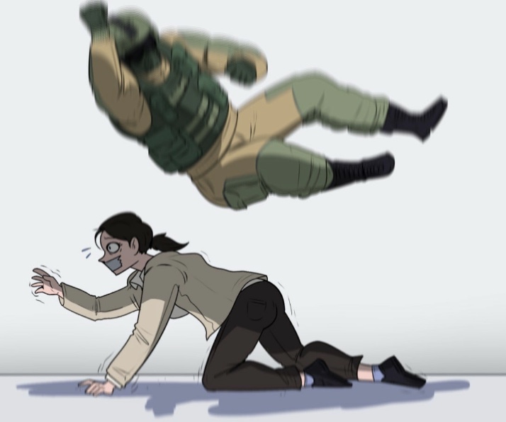 Guy falling on another person  Meme Preview Image