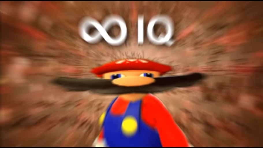 Infinity IQ Mario  Meme Preview Image