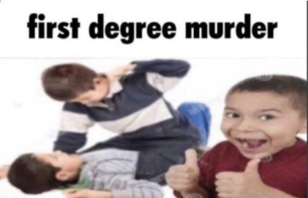 First Degree Murder  Meme Preview Image