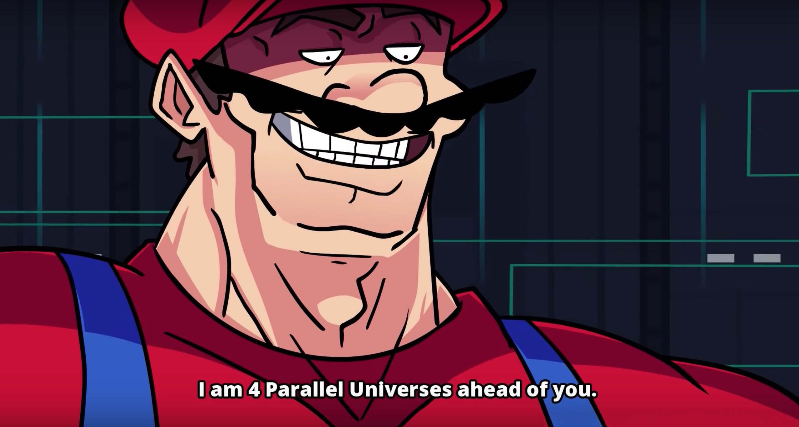 Mario I am four parallel universes ahead of you  Meme Preview Image