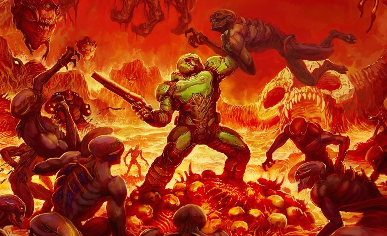 Doom Slayer killing demons  Meme Preview Image