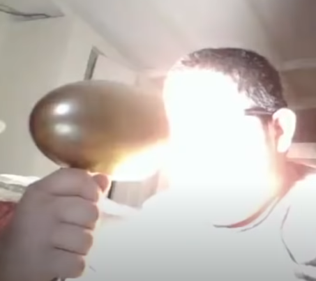 Kid blinding himself  Meme Preview Image