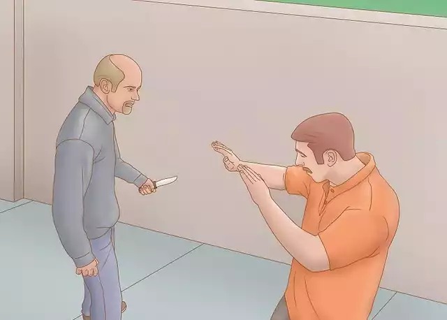 Man with knife  Meme Preview Image