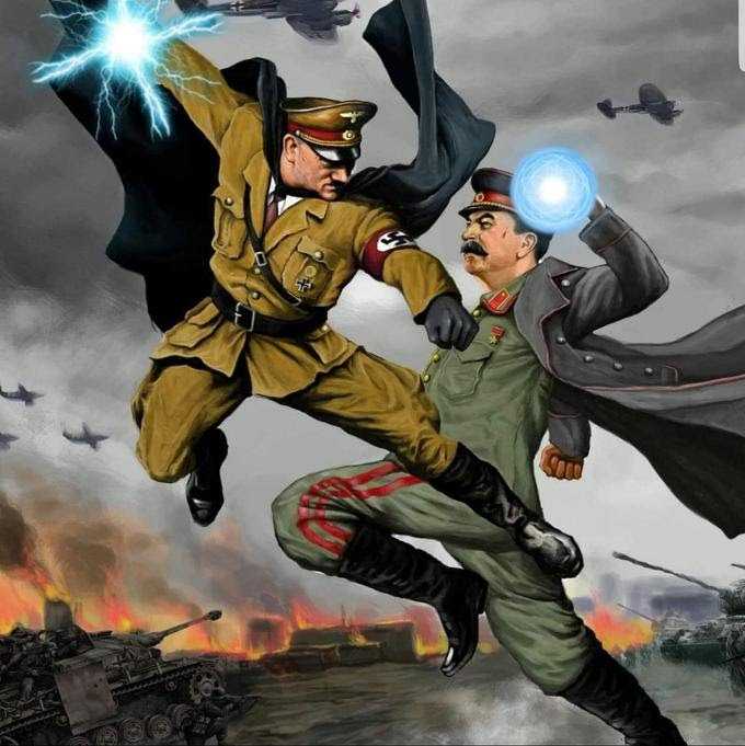 Stalin vs Hitler  Meme Preview Image