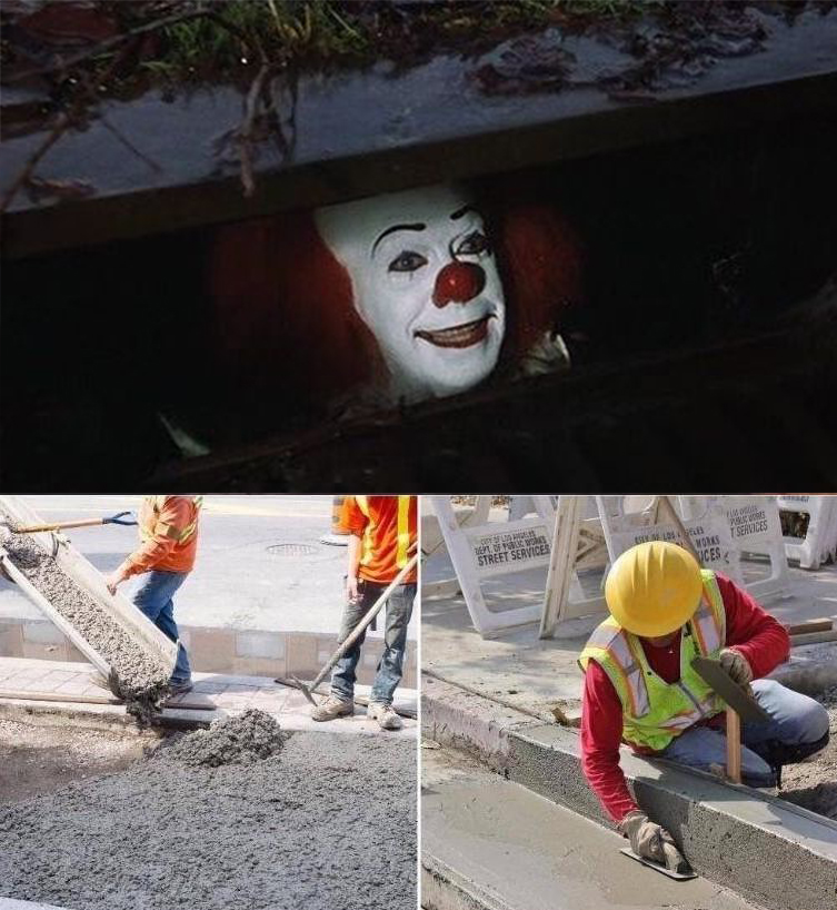 Pennywise sewer nope  Meme Preview Image