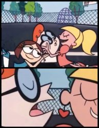 Say it Again, Dexter Meme Template