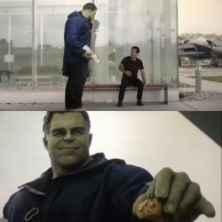 Hulk Taco Meme Template