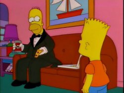 Por que tan elegante homero Meme Template