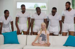 5 Black Men 1 White Woman Meme Template