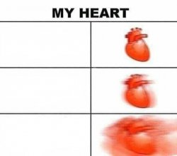 My heart blank Meme Template