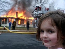 fire girl Meme Template