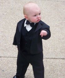 Baby Godfather Meme Template