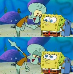 Talk To Spongebob Meme Template