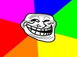 Troll Face Colored Meme Template